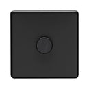 Eurolite Concealed 3mm 1 Gang Dimmer - Matt Black - ECMB1D400 - Choice Handles