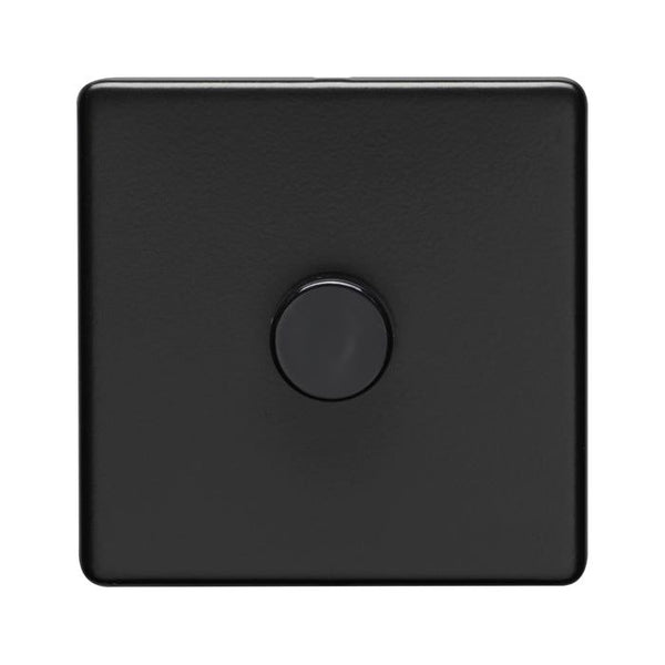 Eurolite Concealed 3mm 1 Gang Dimmer - Matt Black - ECMB1D400 - Choice Handles