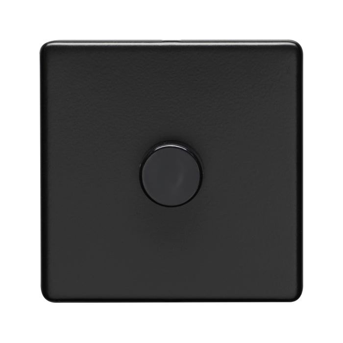 Eurolite Concealed 3mm 1 Gang Dimmer - Matt Black - ECMB1D400 - Choice Handles