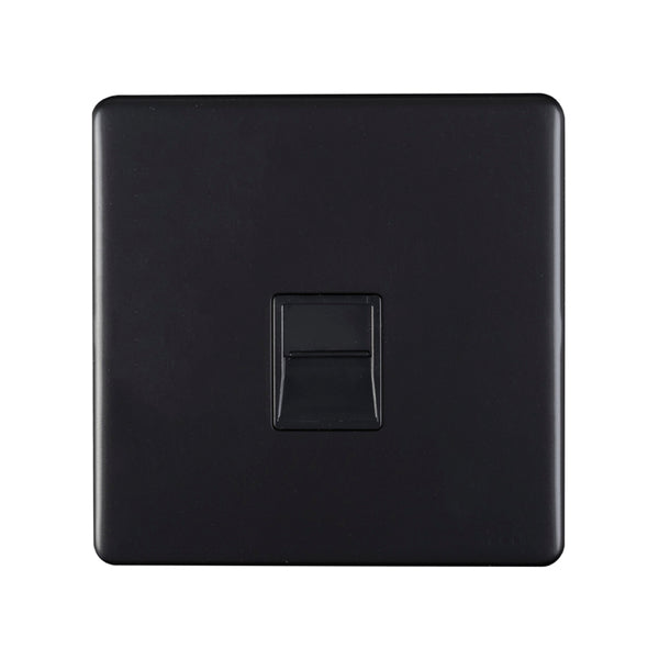 Eurolite Concealed 3mm Telephone Master - Matt Black - ECMB1MB - Choice Handles
