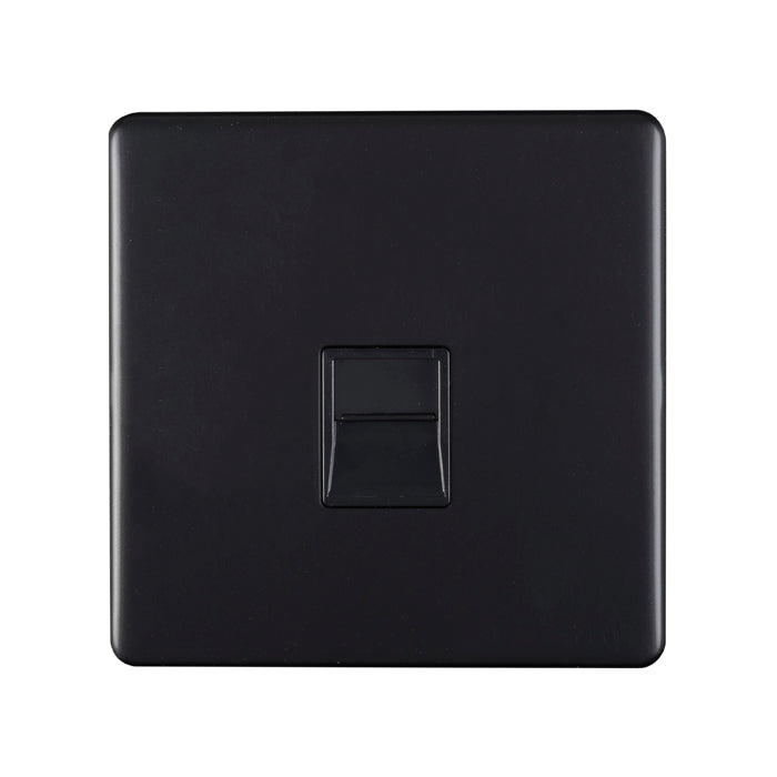 Eurolite Concealed 3mm Telephone Master - Matt Black - ECMB1MB - Choice Handles
