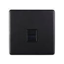 Eurolite Concealed 3mm Telephone Slave - Matt Black - ECMB1SLB - Choice Handles