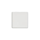 Eurolite Concealed 3mm Single Blank Plate - Matt White - ECW1B - Choice Handles