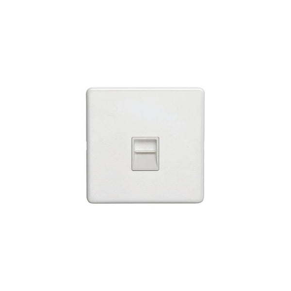 Eurolite Concealed 3mm Telephone Master - Matt White - ECW1MW - Choice Handles