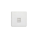 Eurolite Concealed 3mm Telephone Slave - Matt White - ECW1SLW - Choice Handles