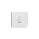 Eurolite Concealed 3mm Unswitched Fuse Spur - Matt White - ECWUSWFW - Choice Handles