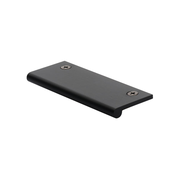 Heritage Brass EP Edge Pull Cabinet Handle 100mm Matt Black finish
 - EP100-38-BKMT - Choice Handles