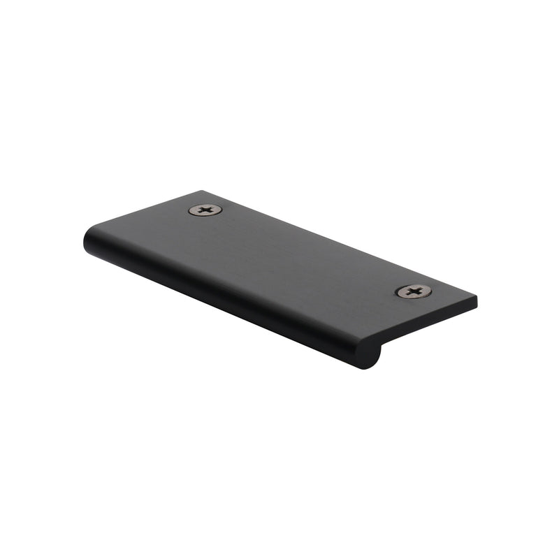 Heritage Brass EP Edge Pull Cabinet Handle 100mm Matt Black finish
 - EP100-38-BKMT - Choice Handles