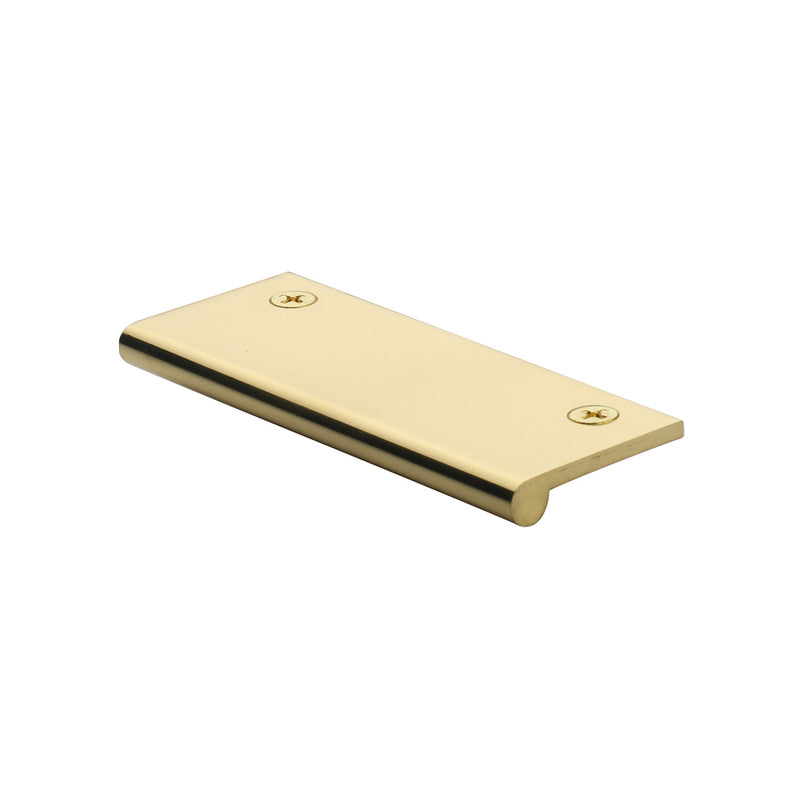 Heritage Brass EP Edge Pull Cabinet Handle 100mm Polished Brass finish
 - EP100-38-PB - Choice Handles