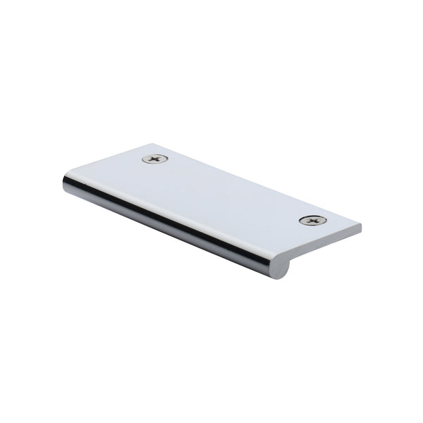 Heritage Brass EP Edge Pull Cabinet Handle 100mm Polished Chrome finish
 - EP100-38-PC - Choice Handles