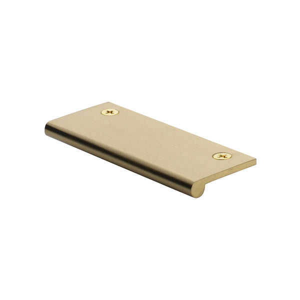 Heritage Brass EP Edge Pull Cabinet Handle 100mm Satin Brass finish
 - EP100-38-SB - Choice Handles