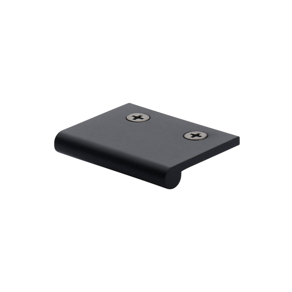 Heritage Brass EP Edge Pull Cabinet Handle 50mm Matt Black finish
 - EP50-38-BKMT