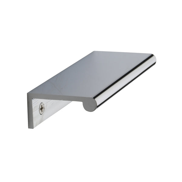 Heritage Brass EPR Edge Pull Cabinet Handle 100mm Polished Chrome finish
 - EPR100-40-PC