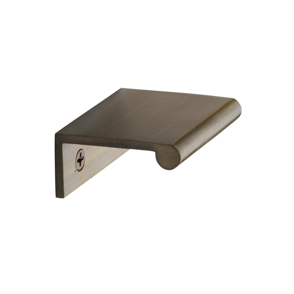 Heritage Brass EPR Edge Pull Cabinet Handle 50mm Antique Brass finish
 - EPR50-40-AT