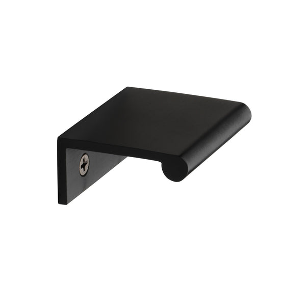 Heritage Brass EPR Edge Pull Cabinet Handle 50mm Matt Black finish
 - EPR50-40-BKMT