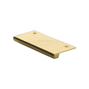 Heritage Brass EPT Edge Pull Cabinet Handle 100mm Polished Brass finish
 - EPT100-38-PB - Choice Handles
