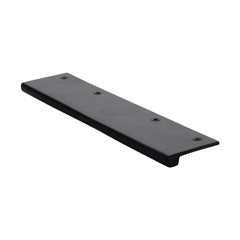Heritage Brass EPT Edge Pull Cabinet Handle 200mm Matt Black finish
 - EPT200-38-BKMT - Choice Handles