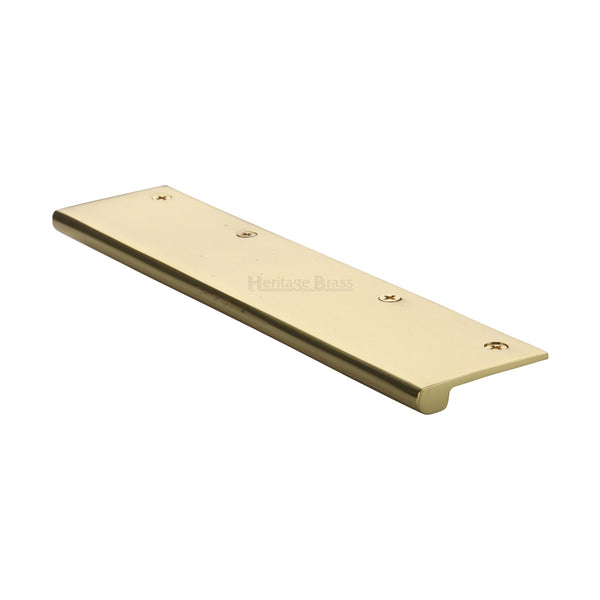 Heritage Brass EPT Edge Pull Cabinet Handle 200mm Polished Brass finish
 - EPT200-38-PB