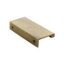 Heritage Brass EPTR Edge Pull Cabinet Handle 100mm Antique Brass finish
 - EPTR100-44-AT - Choice Handles