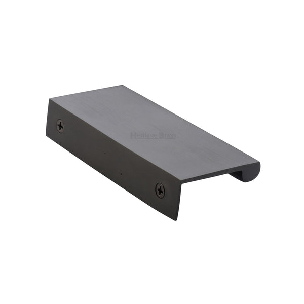 Heritage Brass EPTR Edge Pull Cabinet Handle 100mm Matt Bronze finish
 - EPTR100-44-MB - Choice Handles