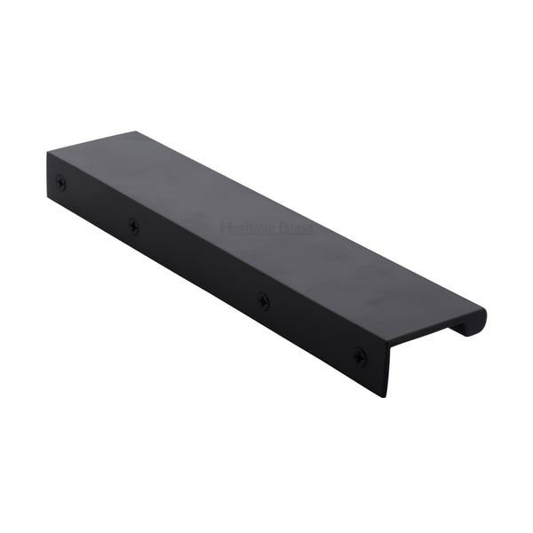 Heritage Brass EPTR Edge Pull Cabinet Handle 200mm Matt Black finish
 - EPTR200-44-BKMT - Choice Handles