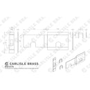 Eurospec - Eurospec Fire Brigade Lock Kit C/W Strike Plate S/A Fd30/60 - ES1275 - Choice Handles