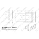 Eurospec - Residential Bathroom/Sashlock Fire Kit C/W Strike Plate S/A Fd30/60  - ES1276 - Choice Handles