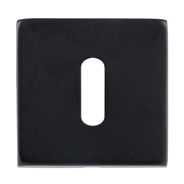 Eclipse - Precision Square Std Keyway Escutcheon -  Polished Stainless Steel -  34580 - Choice Handles