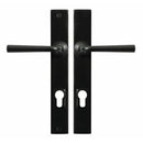 Stonebridge - Padstow Armor Coat ® Flat Black Multipoint Handle (Entry - Unsprung) - FB006 - Choice Handles