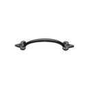The Cabinet Pull Fleur-de-lys Design 152mm Black Iron - FB1092 152 - Choice Handles