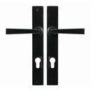 Stonebridge - Arundel Armor Coat ® Flat Black Multipoint Handle (Entry - Sprung) - FB1126 - Choice Handles