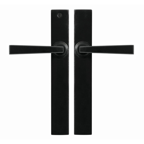 Stonebridge - Arundel Armor Coat ® Flat Black Multipoint Handle (Passage - Unsprung) - FB1128 - Choice Handles