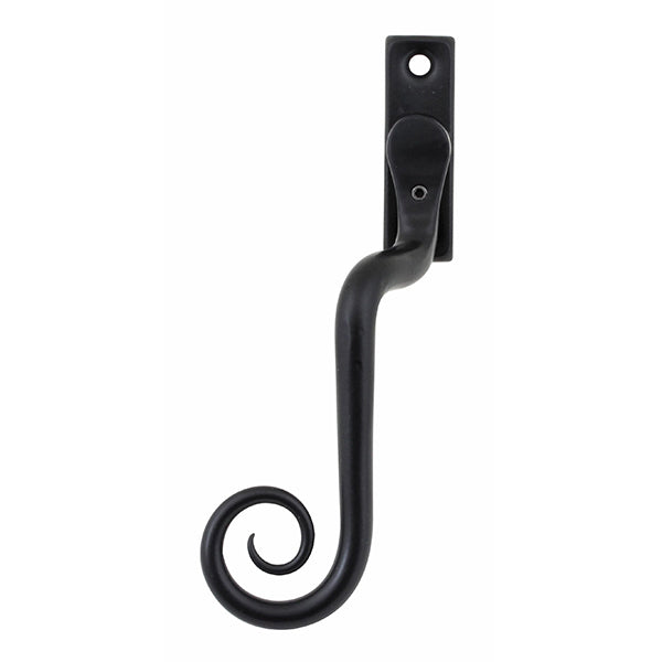 Stonebridge - Curl Armor Coat ® Flat Black Espagnolette Handle (Left Hand) - FB1301L - Choice Handles