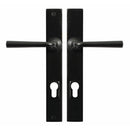Stonebridge - Padstow Armor Coat ® Flat Black Multipoint Handle (Entry - Sprung) - FB1306 - Choice Handles