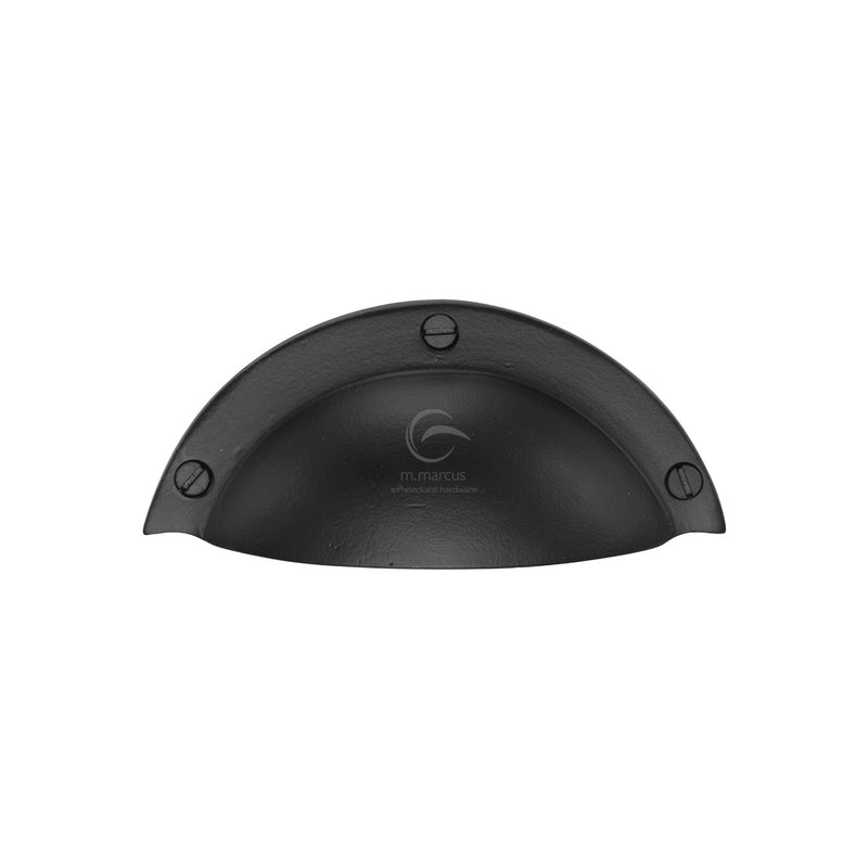 Matt Black Rustic Iron Traditional Cabinet Drawer Pull - FB1700