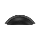 Matt Black Rustic Iron Elongated Cabinet Drawer Pull - FB1710 - Choice Handles