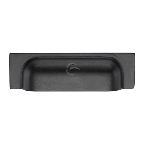 Matt Black Rustic Iron Cabinet Pull Military Design 152-178mm
 - FB1720 152-178 - Choice Handles