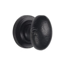 Cabinet Knob Oval Design 32mm Smooth Black Iron - FB179 32 - Choice Handles