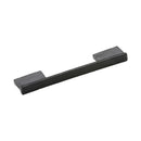 Matt Black Rustic Iron Cabinet Pull Anvil Design 160mm CTC - FB317 160 - Choice Handles