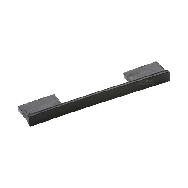 Matt Black Rustic Iron Cabinet Pull Anvil Design 160mm CTC - FB317 160 - Choice Handles