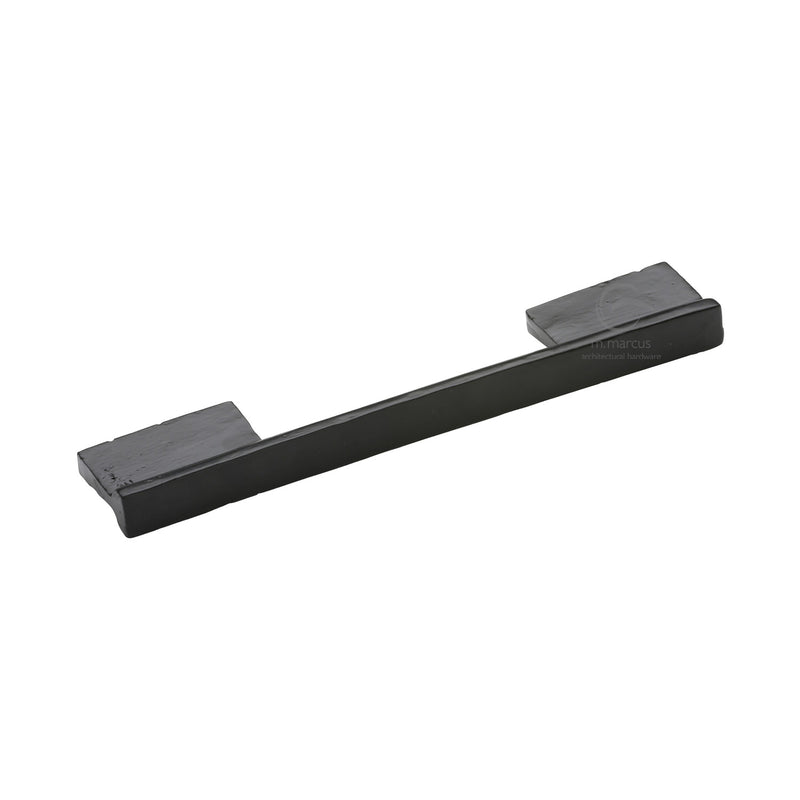 Matt Black Rustic Iron Cabinet Pull Anvil Design 160mm CTC - FB317 160 - Choice Handles