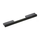 Matt Black Rustic Iron Cabinet Pull Anvil Design 192mm CTC - FB317 192 - Choice Handles