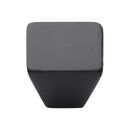 Matt Black Rustic Iron Cabinet Knob Square Cone Design 32mm - FB3191 32 - Choice Handles