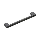 Matt Black Rustic Iron Cabinet Pull Urban Design 160mm CTC - FB337 160 - Choice Handles
