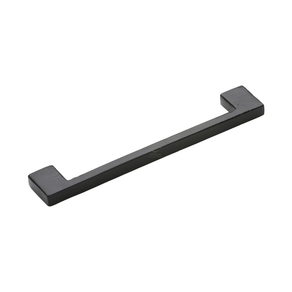 Matt Black Rustic Iron Cabinet Pull Urban Design 160mm CTC - FB337 160 - Choice Handles