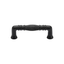Matt Black Rustic Iron Cabinet Pull Tuscany Design 96mm CTC - FB340 96 - Choice Handles