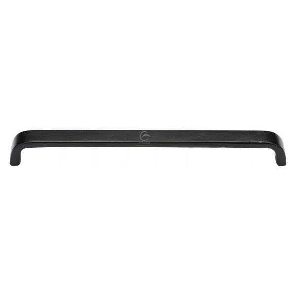 The Cabinet Pull D Shaped 254mm Black Iron - FB341 254 - Choice Handles