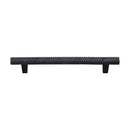 Matt Black Rustic Iron Cabinet Pull Textured Design 160mm CTC - FB3425 160 - Choice Handles