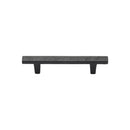 Matt Black Rustic Iron Cabinet Pull Textured Design 96mm CTC - FB3425 96 - Choice Handles