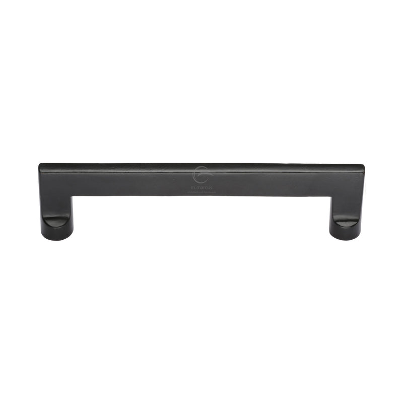 Matt Black Rustic Iron Cabinet Pull Apollo Design 160mm CTC - FB345 160 - Choice Handles